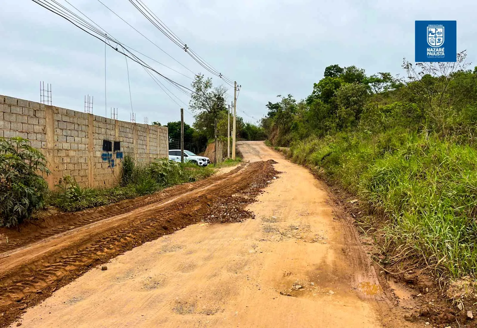 PREFEITURA DE NAZARÉ PAULISTA REALIZA MELHORIAS NA ESTRADA DA SERRA NEGRA 