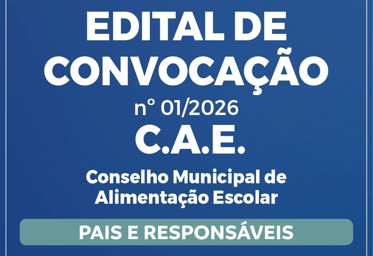 Atenção senhores pais e/ou responsáveis 