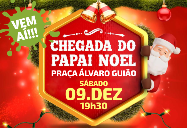 Acompanhe a chegada do Papai Noel a sua cidade através do