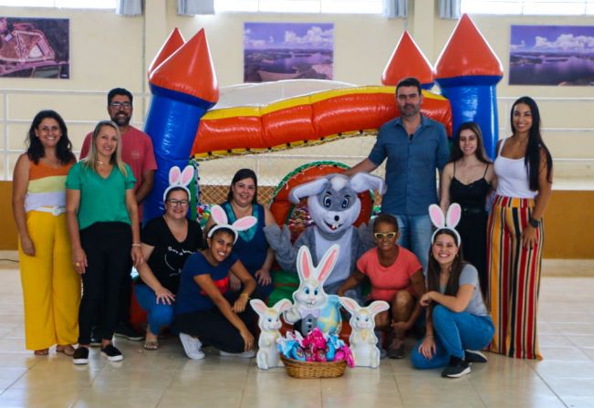 Prefeitura realiza Festa de Páscoa para os pequeninos do Programa Criança Feliz em Nazaré Paulista 