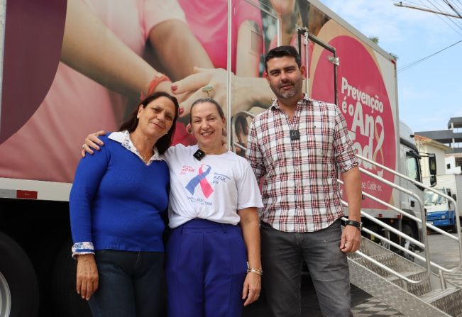 Nazaré Paulista recebe unidade móvel do Hospital de Amor e realiza 95 exames