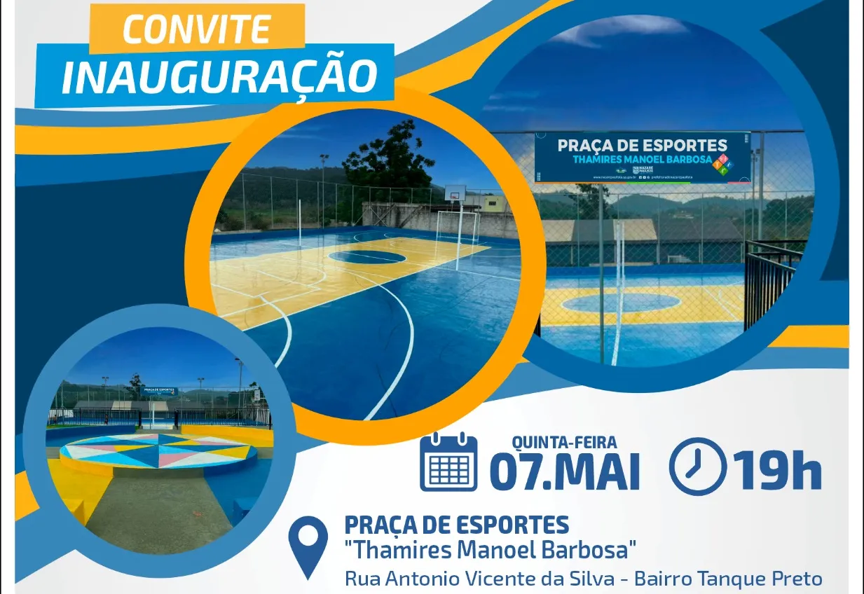 Convite especial à população do bairro Tanque Preto