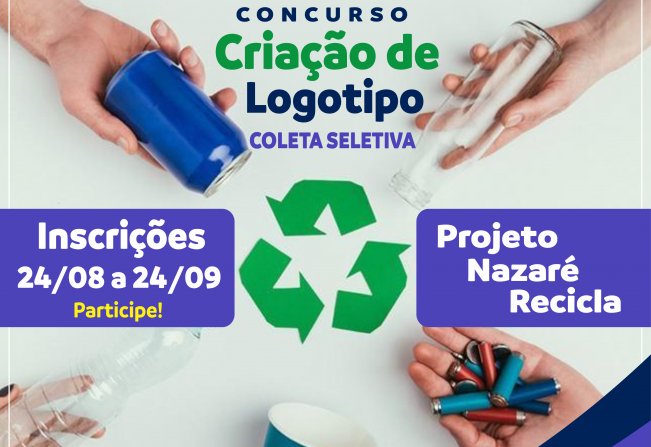 1º Concurso cultural para criação de Logotipo do Projeto Nazaré Recicla