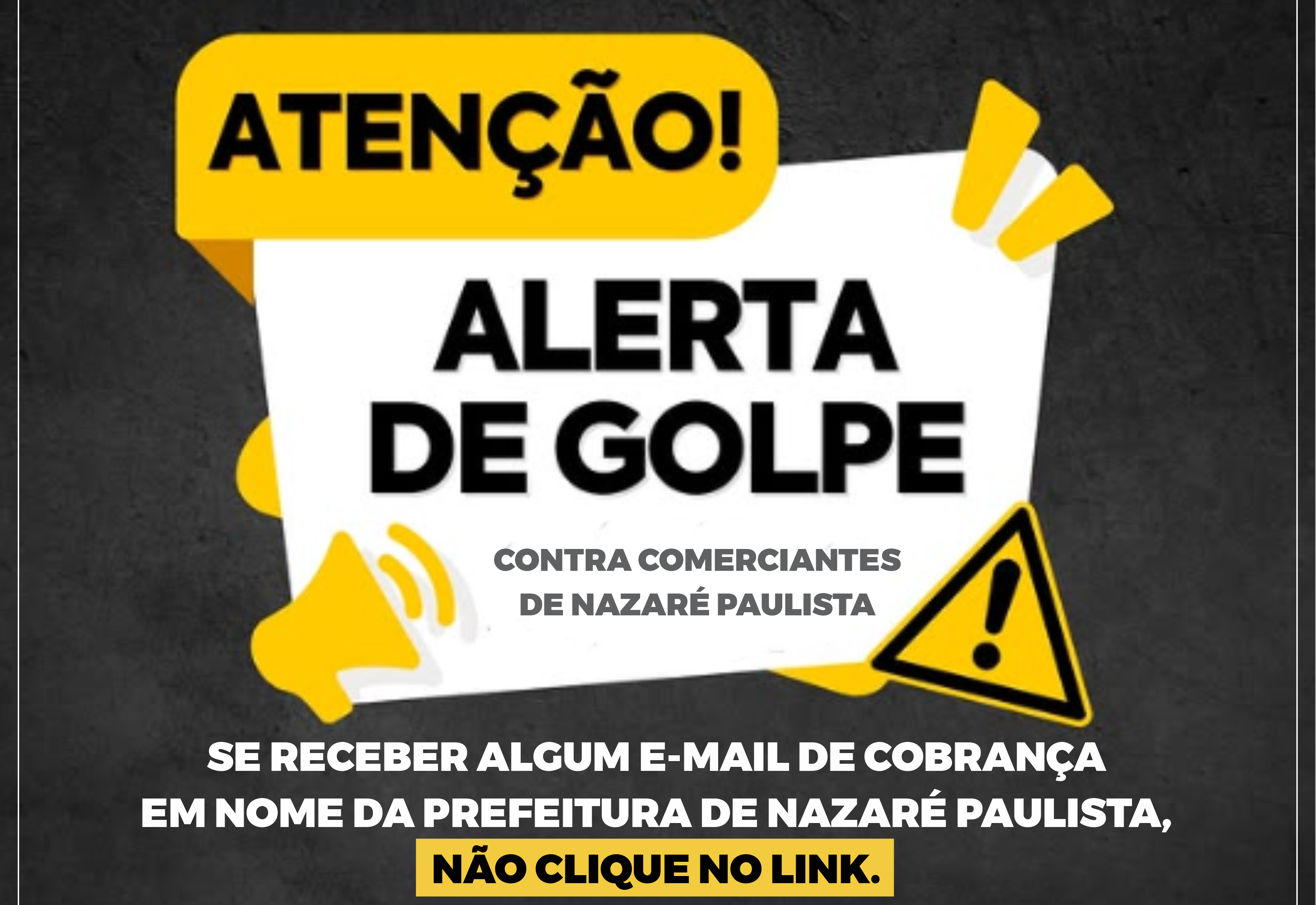 Prefeitura alerta para golpe de falsos fiscais contra comerciantes em Nazaré Paulista