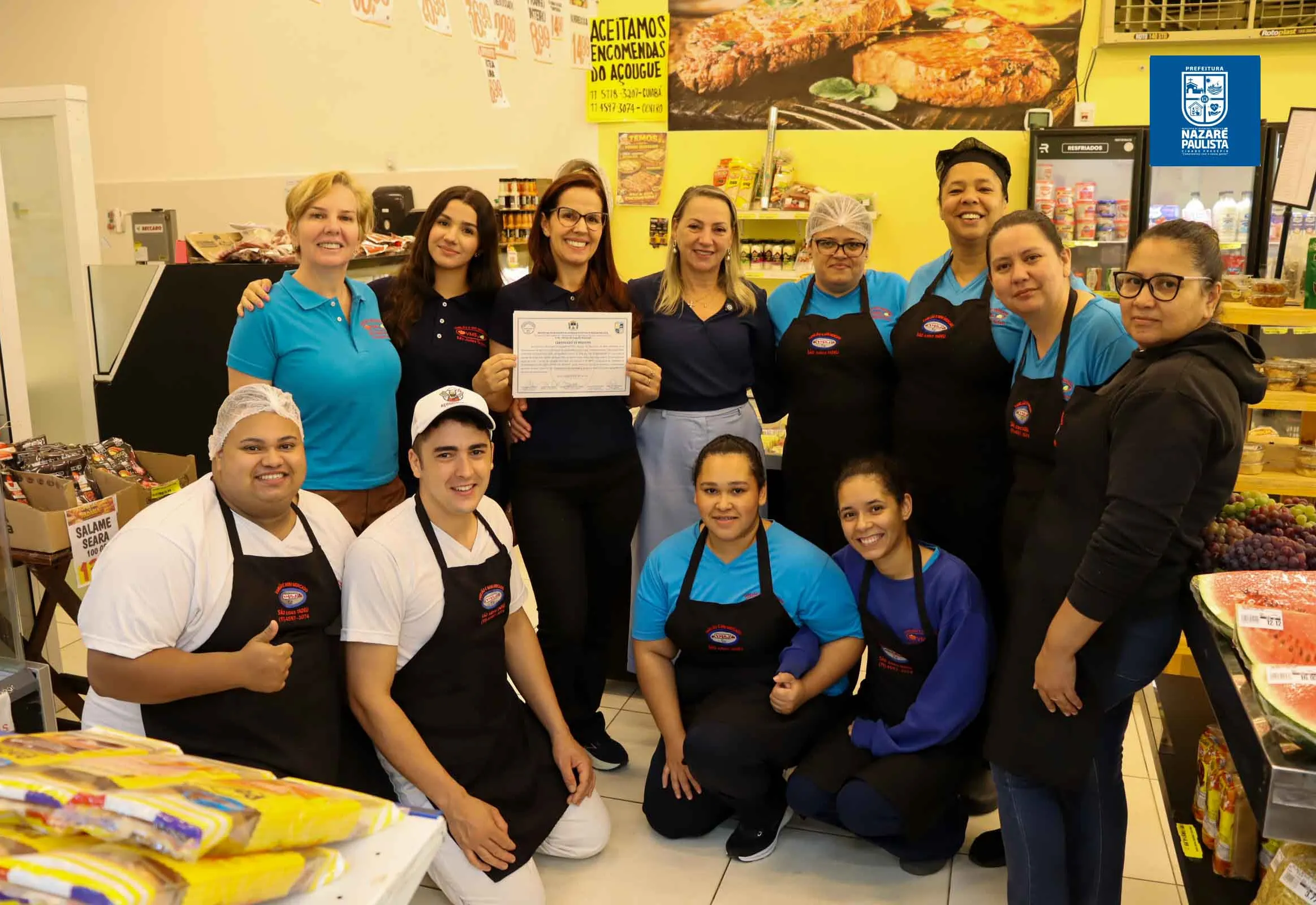 Prefeitura realiza a entrega do selo S.I.M ao varejão São Judas Tadeu