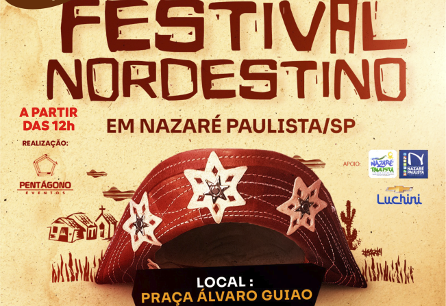 Venha prestigiar o 2º dia do Festival Nordestino em Nazaré Paulista, traga sua família!