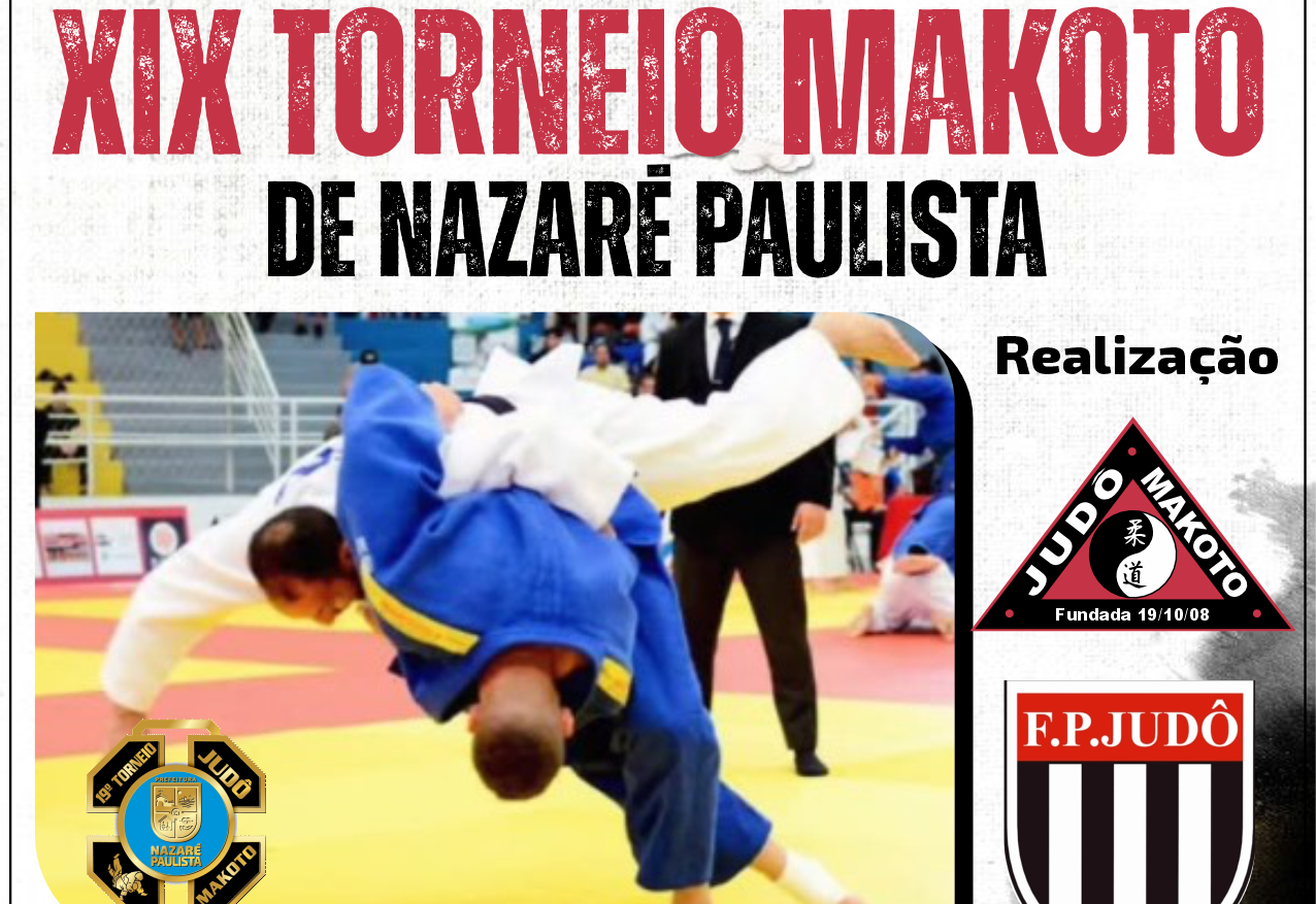Nazaré Paulista recebe XIX Torneio Makoto de Judô neste final de semana 