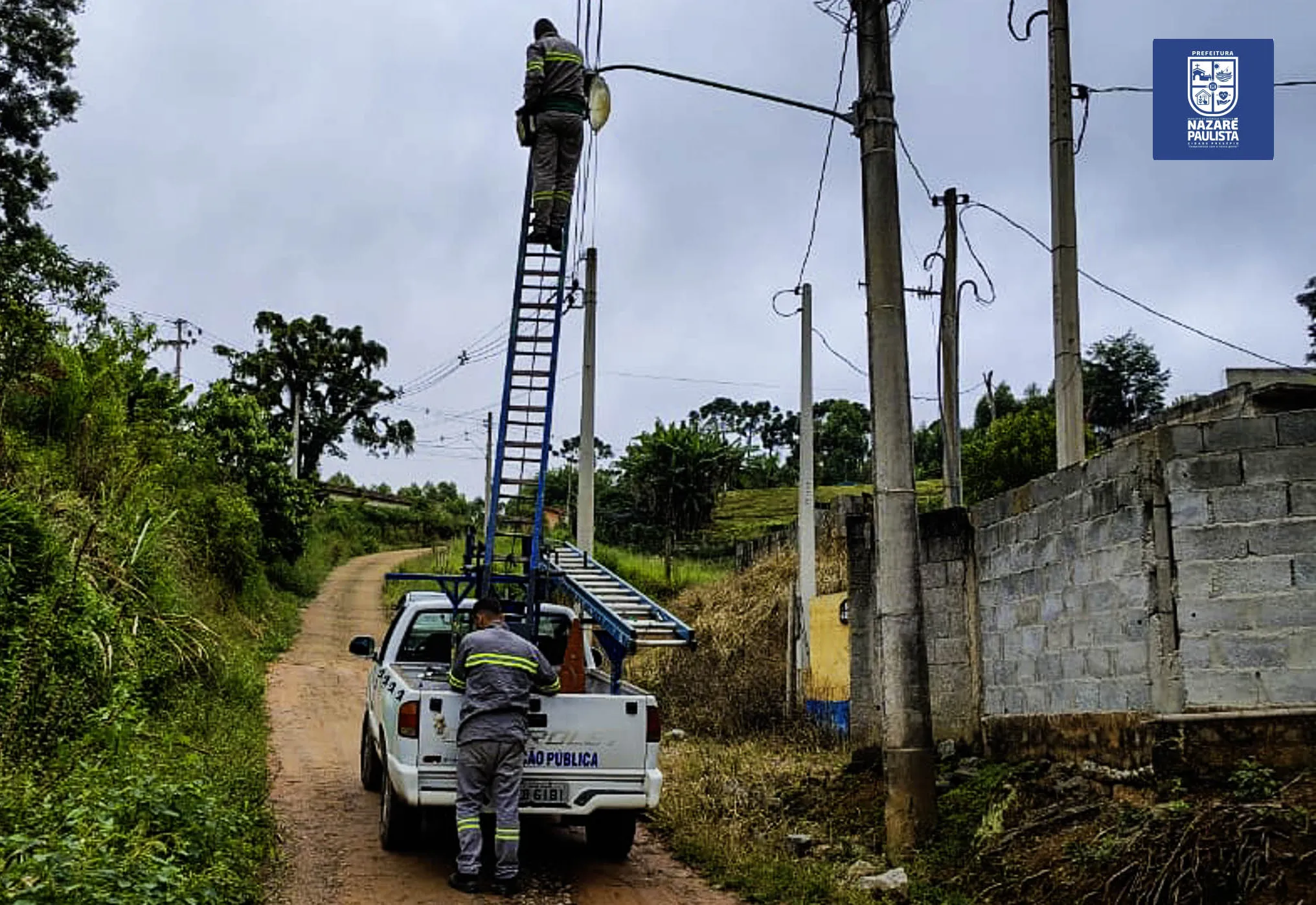 Livramento: Prefeitura de Nazaré Paulista intensifica manutenção da iluminação pública nos bairros