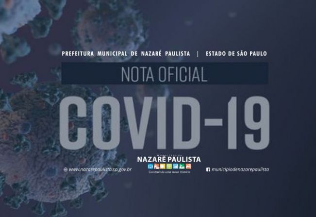 Vacinação Covid-19: Nota de Esclarecimento – Departamento Municipal de Saúde de Nazaré Paulista