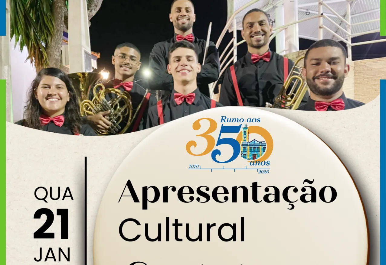 Rumo aos 350 anos: Nazaré Paulista celebra cultura e tradição em apresentação especial do Sexteto de Nazaré