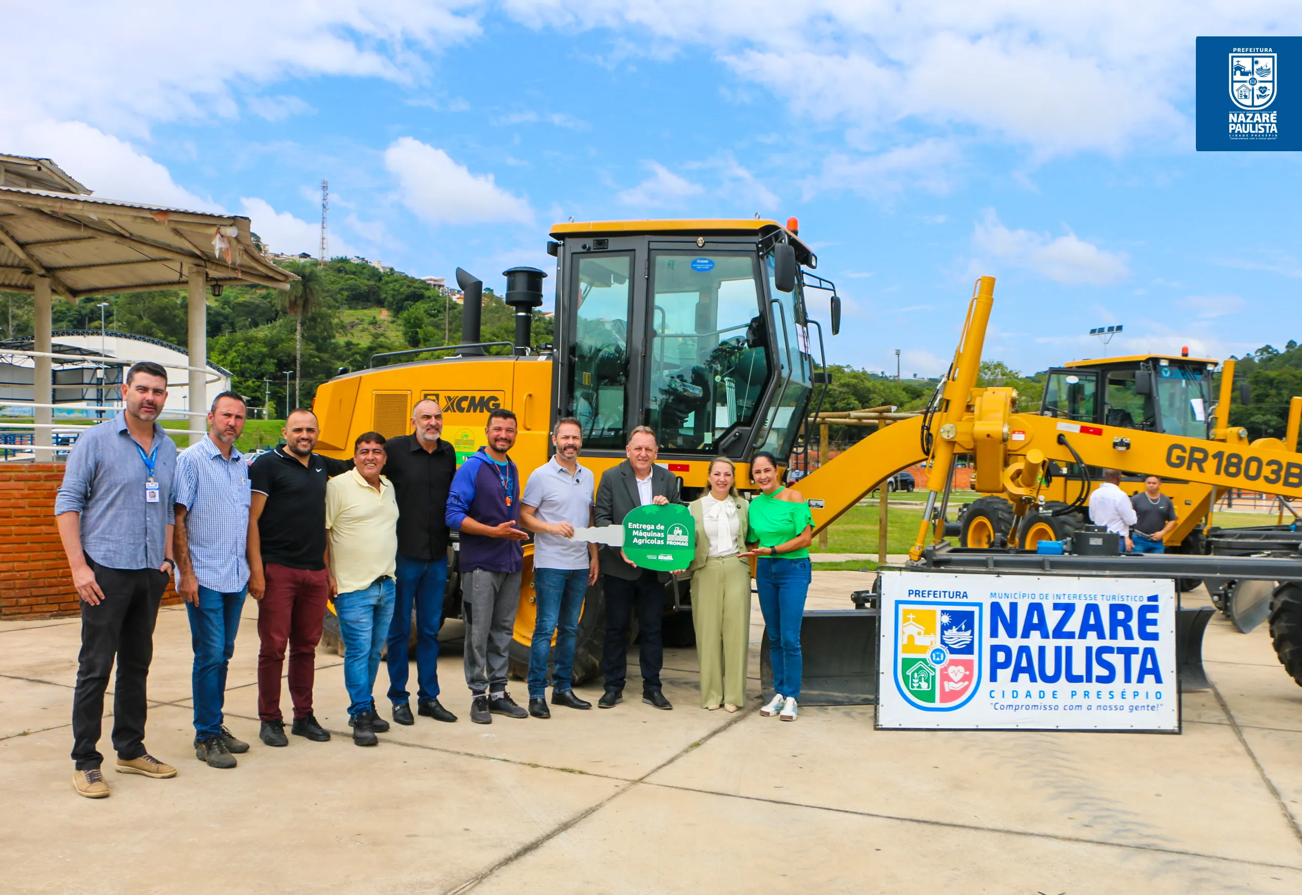 Nazaré Paulista sedia a cerimônia de entrega de máquinas do Programa Promaq do Ministério da Agricultura