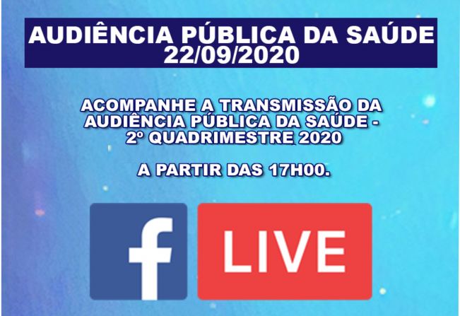 Audiencia Pública da Saúde - 2º Quadrimestre