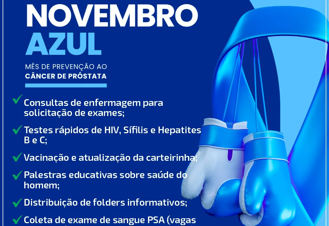 Prefeitura realiza campanha novembro azul – Dia “D” 29 de novembro em Nazaré Paulista