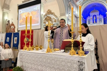 Foto - Paróquia Nossa Senhora de Nazaré celebra Santa Missa no 1º Dia Votivo rumo aos 350 anos do município