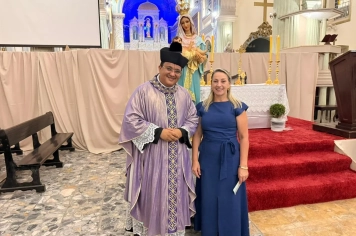 Foto - Paróquia Nossa Senhora de Nazaré celebra Santa Missa no 1º Dia Votivo rumo aos 350 anos do município