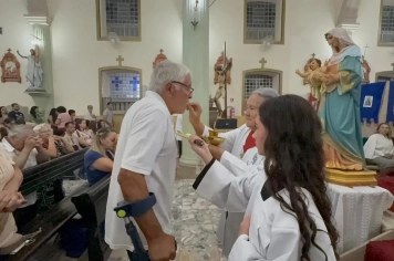 Foto - Paróquia Nossa Senhora de Nazaré celebra Santa Missa no 1º Dia Votivo rumo aos 350 anos do município