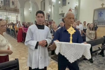 Foto - Paróquia Nossa Senhora de Nazaré celebra Santa Missa no 1º Dia Votivo rumo aos 350 anos do município