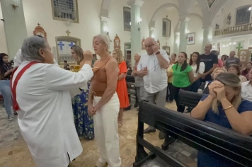 Foto - Paróquia Nossa Senhora de Nazaré celebra Santa Missa no 1º Dia Votivo rumo aos 350 anos do município