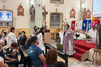 Foto - Paróquia Nossa Senhora de Nazaré celebra Santa Missa no 1º Dia Votivo rumo aos 350 anos do município