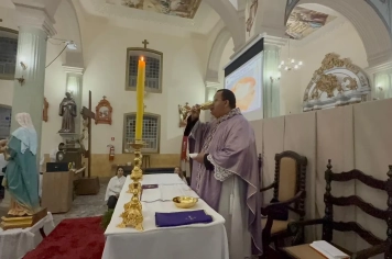 Foto - Paróquia Nossa Senhora de Nazaré celebra Santa Missa no 1º Dia Votivo rumo aos 350 anos do município