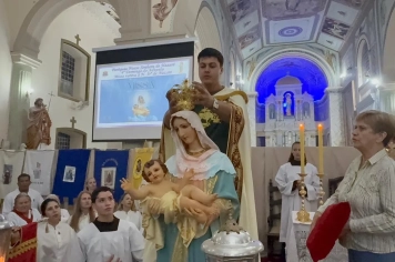 Foto - Paróquia Nossa Senhora de Nazaré celebra Santa Missa no 1º Dia Votivo rumo aos 350 anos do município