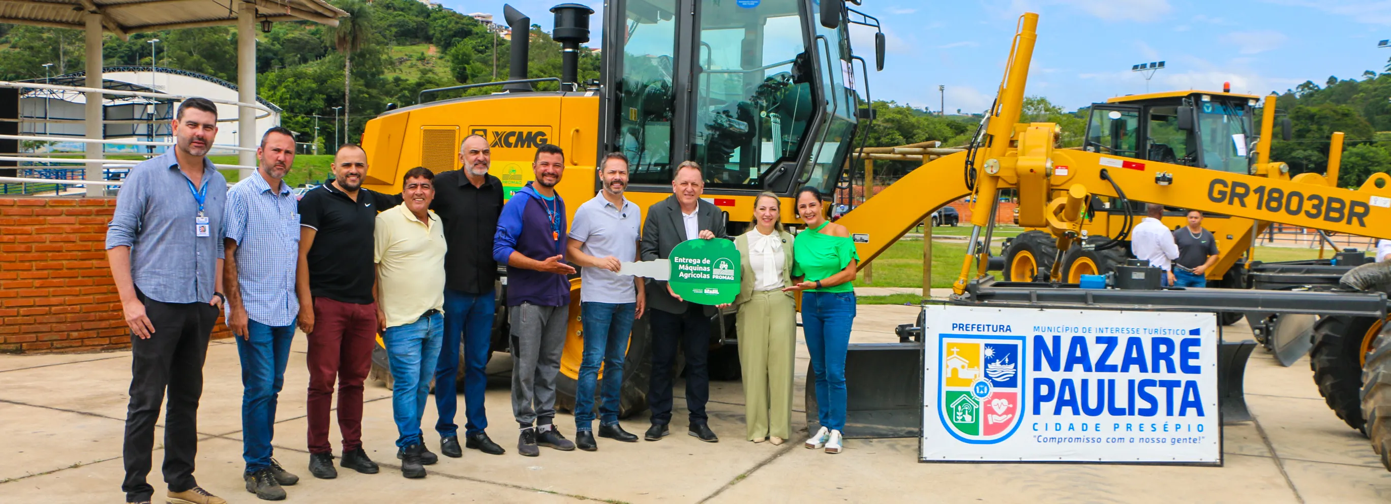 Nazaré Paulista sedia a cerimônia de entrega de máquinas do Programa Promaq do Ministério da Agricultura