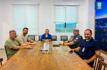 Prefeitura de Nazaré Paulista reforça parceria com a Polícia Militar em reunião com o Comandante do 34º BPM/I 