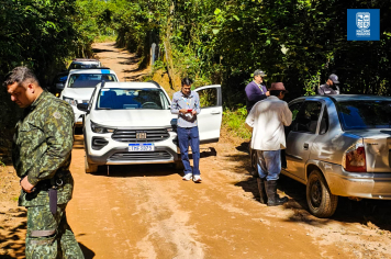 Prefeitura promove ação integrada com Sabesp e Polícia Ambiental contra desmatamento e parcelamento irregular em Nazaré Paulista