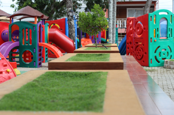 Prefeitura de Nazaré Paulista realiza serviço de zeladoria em praças do município