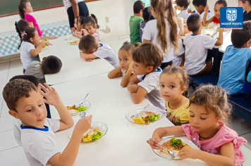 Prefeitura de Nazaré Paulista oferece em todas as escolas do município merenda de qualidade para os nossos alunos!
