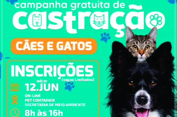 Prefeitura abre cadastro para castração gratuita de Cães e Gatos 2025 em Nazaré Paulista