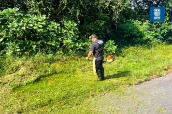 Prefeitura intensifica serviços de zeladoria no centro de Nazaré Paulista