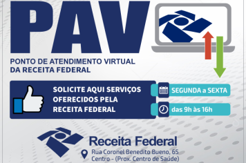 Ponto de Atendimento Virtual (PAV) da Receita Federal traz facilidade ao cidadão em Nazaré Paulista