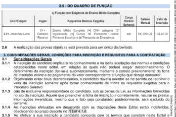 Edital de abertura das inscrições para o processo seletivo - PS nº 01/2024