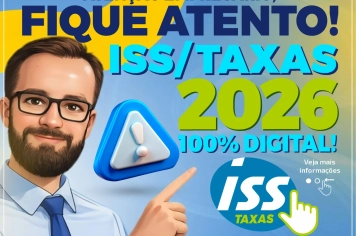 Prefeitura de Nazaré Paulista informa sobre lançamento do ISS e Taxa de Licença para Funcionamento 2026
