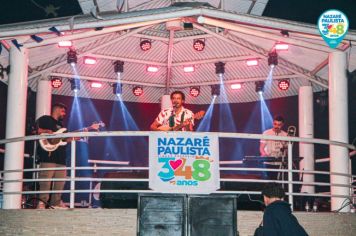 348 anos: Veja os melhores momentos da 2ª noite de Festa em Nazaré Paulista