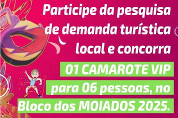 Participe da Pesquisa de Demanda Turística durante o Carnaval de Marchinhas 2025 de Nazaré Paulista!