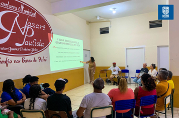 Departamento de Cultura realiza II Audiência Pública no Centro Sociocultural Pedro Bispo de Sena em Nazaré Paulista