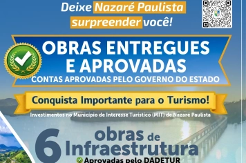 Nazaré Paulista fortalece turismo com investimentos e consolida reconhecimento como MIT