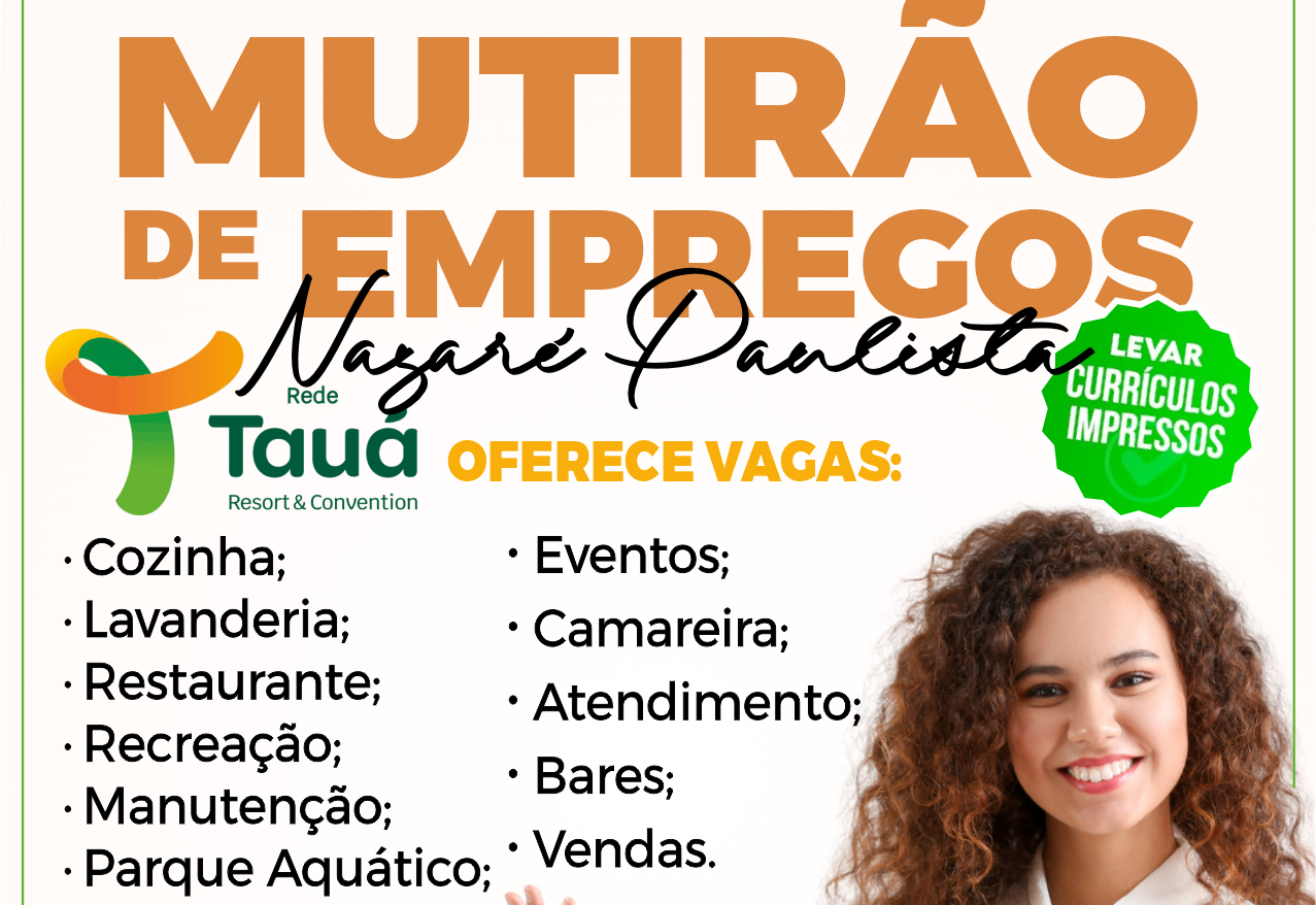 Prefeitura de Nazaré Paulista firma parceria com o Hotel Tauá e anuncia vagas de emprego para moradores