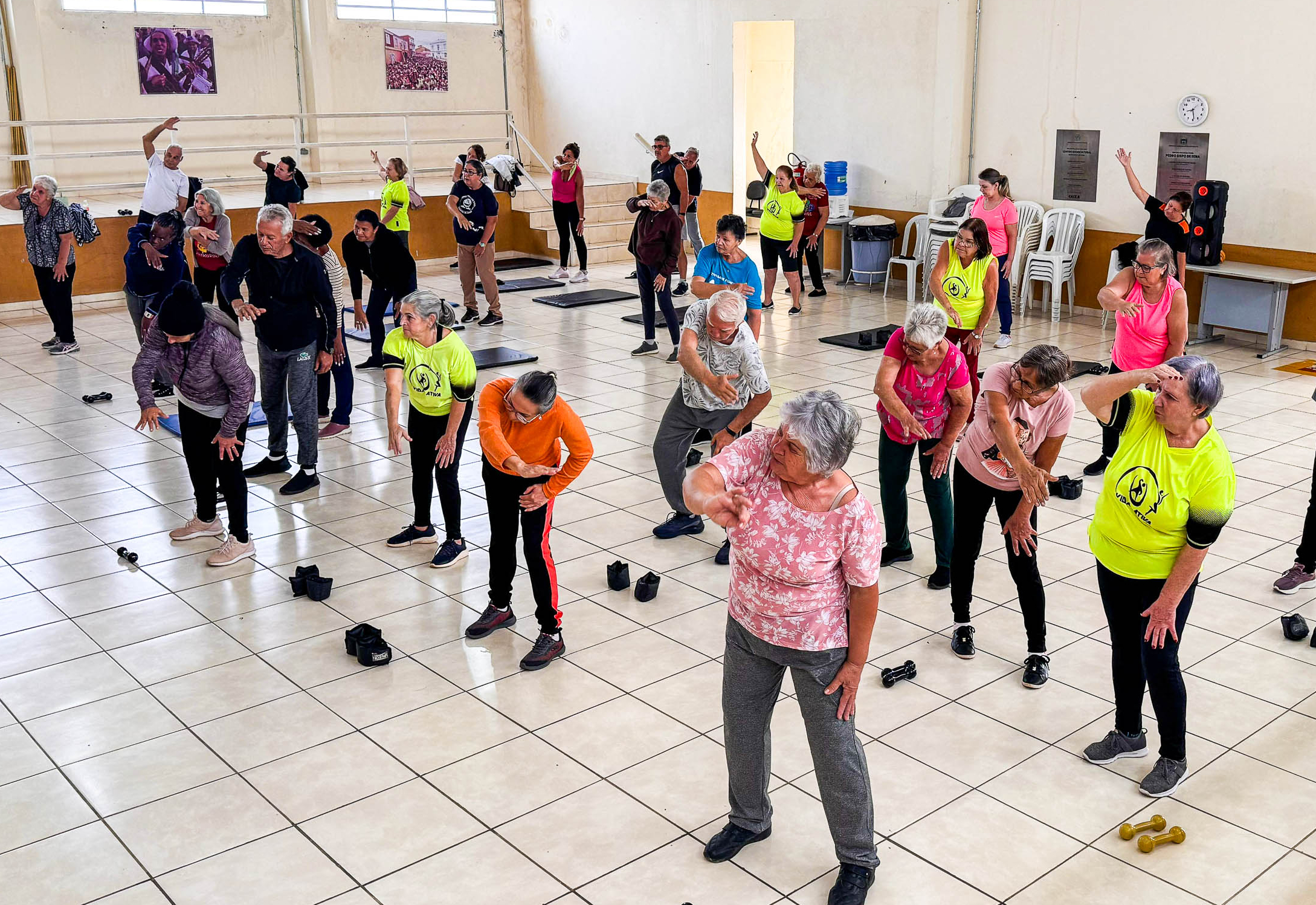 Prefeitura retoma aulas gratuitas de ginástica funcional para mulheres e terceira idade em Nazaré Paulista