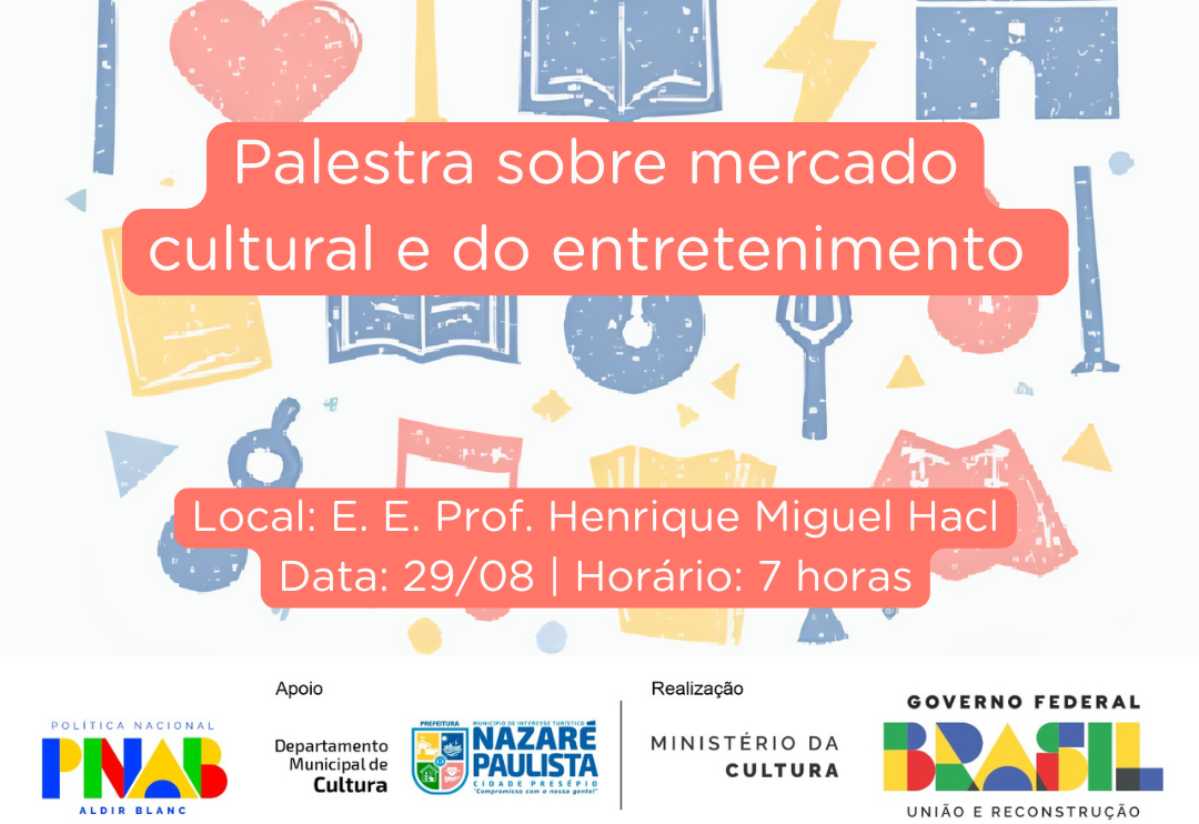 AGENTES CULTURAIS DE NAZARÉ PAULISTA INICIAM PROJETOS CONTEMPLADOS PELA LEI ALDIR BLANC