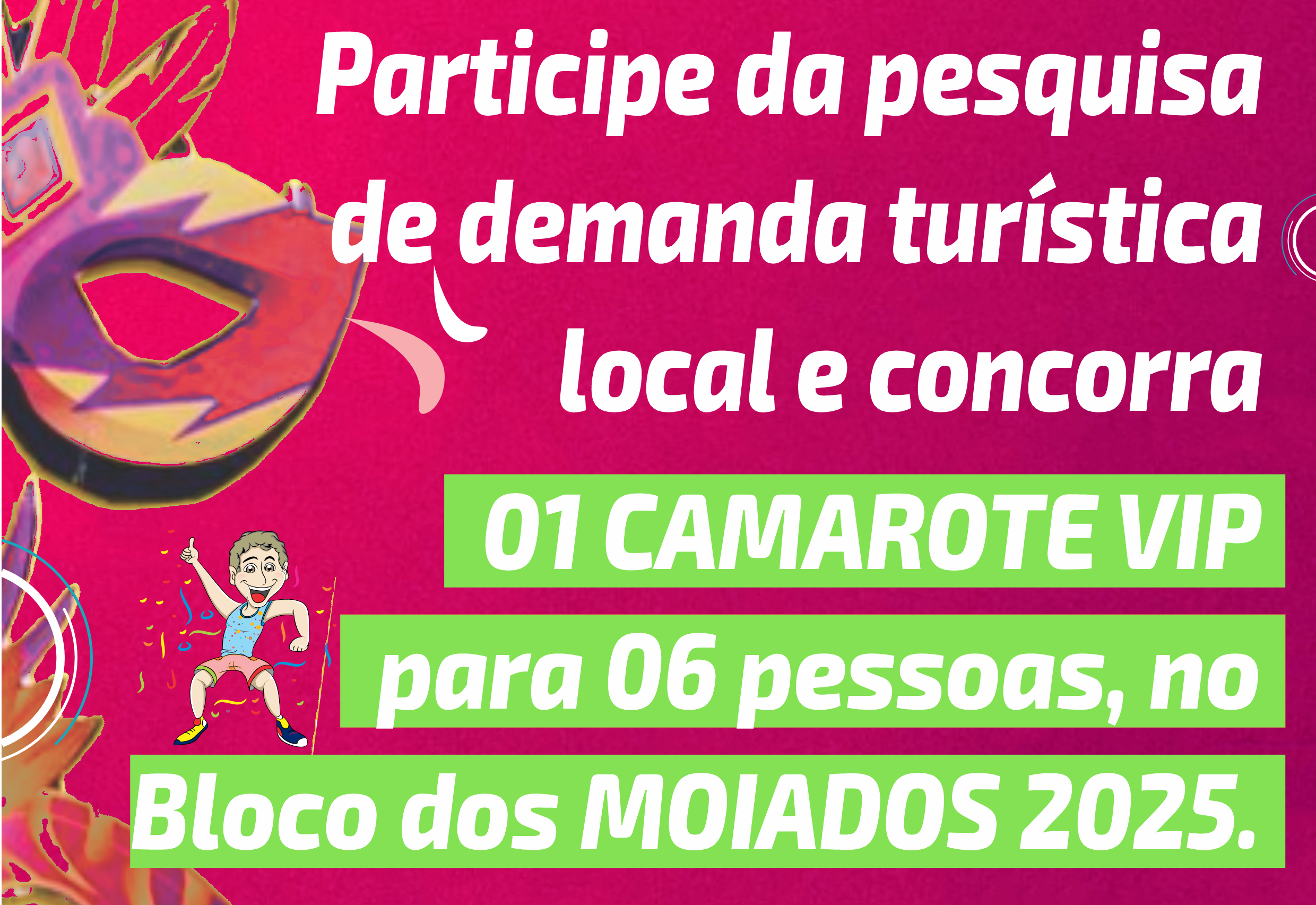 Participe da Pesquisa de Demanda Turística durante o Carnaval de Marchinhas 2025 de Nazaré Paulista!