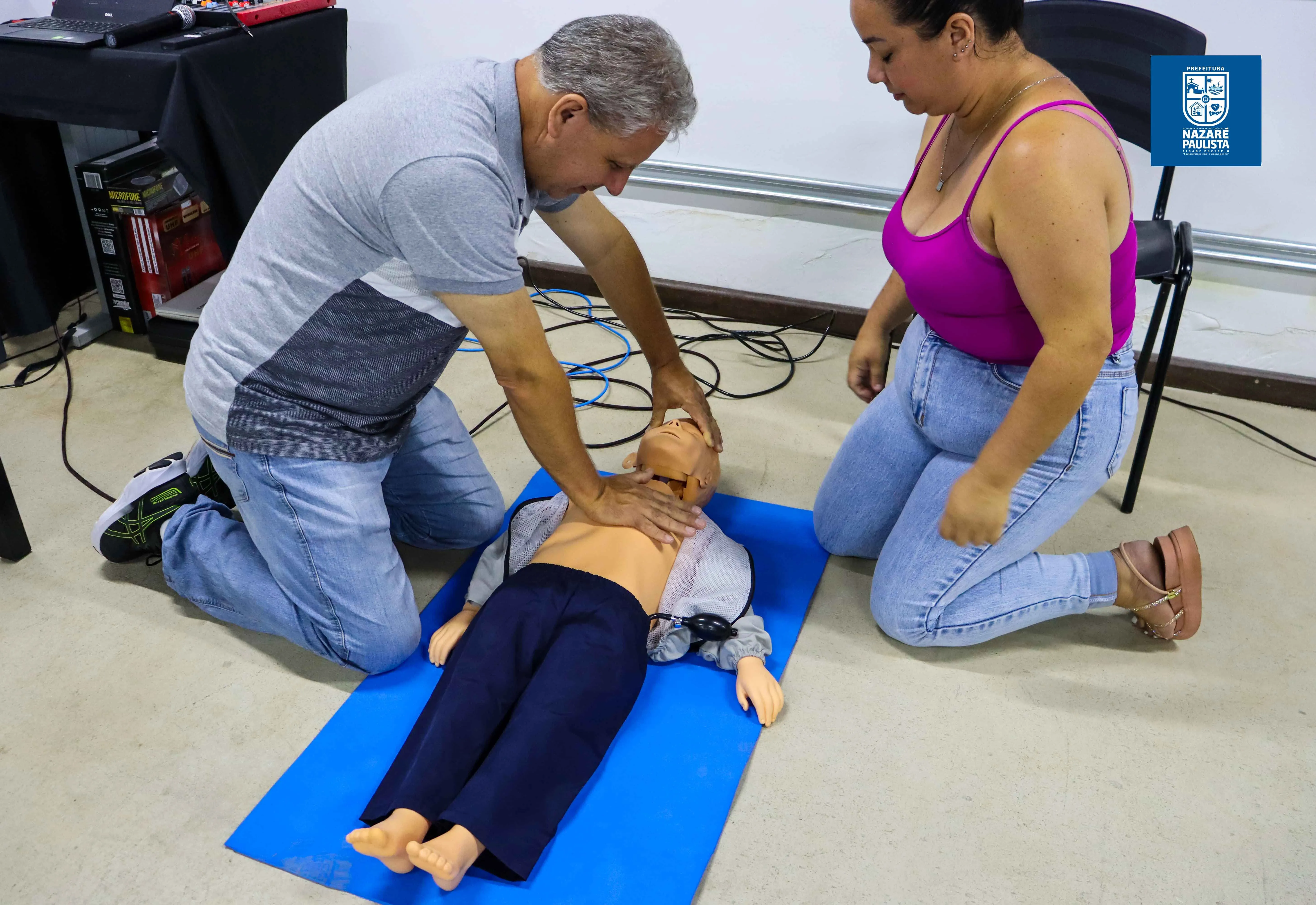 LEI LUCAS - PREFEITURA DE NAZARÉ PAULISTA PROMOVE FORMAÇÃO EM PRIMEIROS SOCORROS