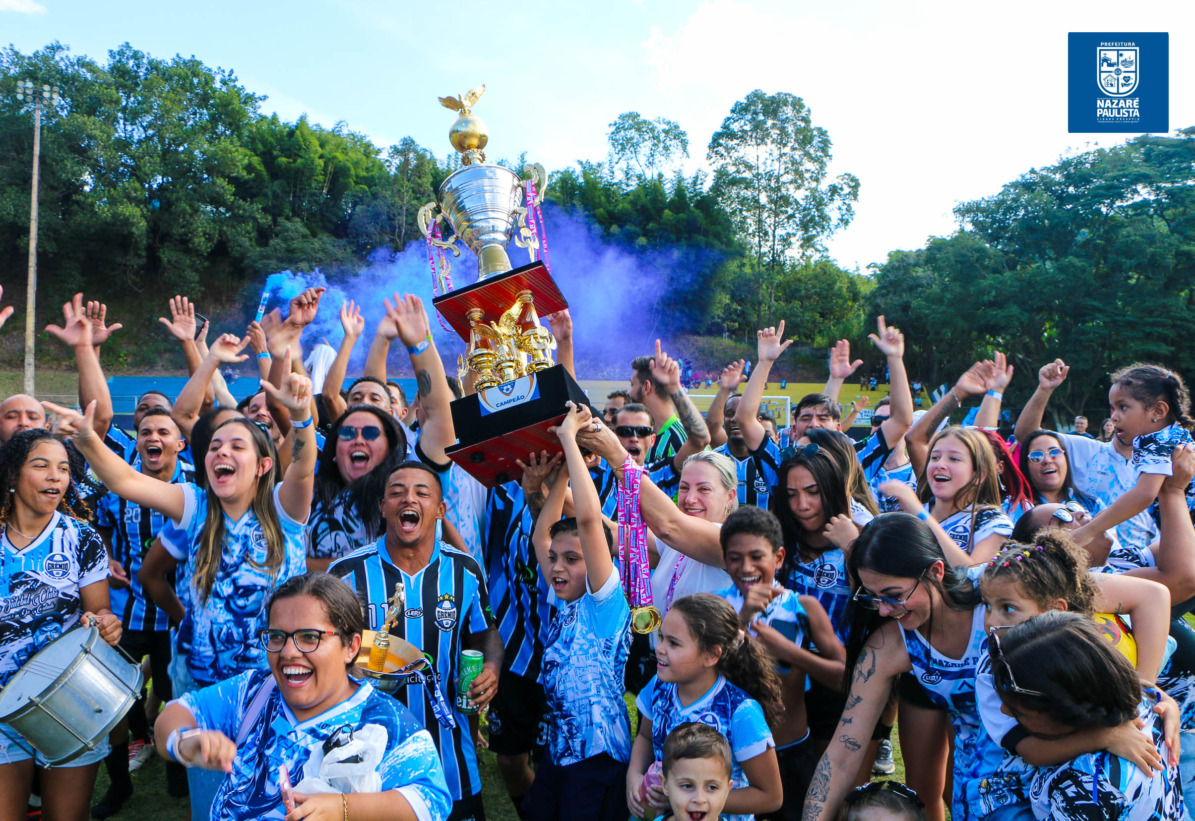 Copa Zé Tico 2025 consagra o Grêmio como tricampeão invicto do futebol municipal amador de Nazaré Paulista